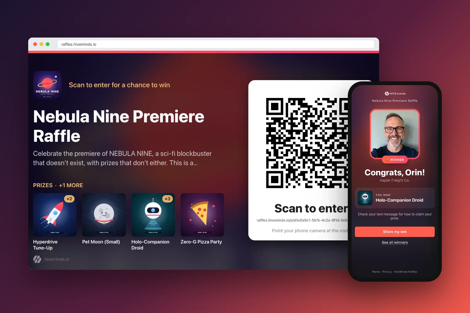 HiveMinds Raffles: Event Raffles, Done Right - HiveMinds.io