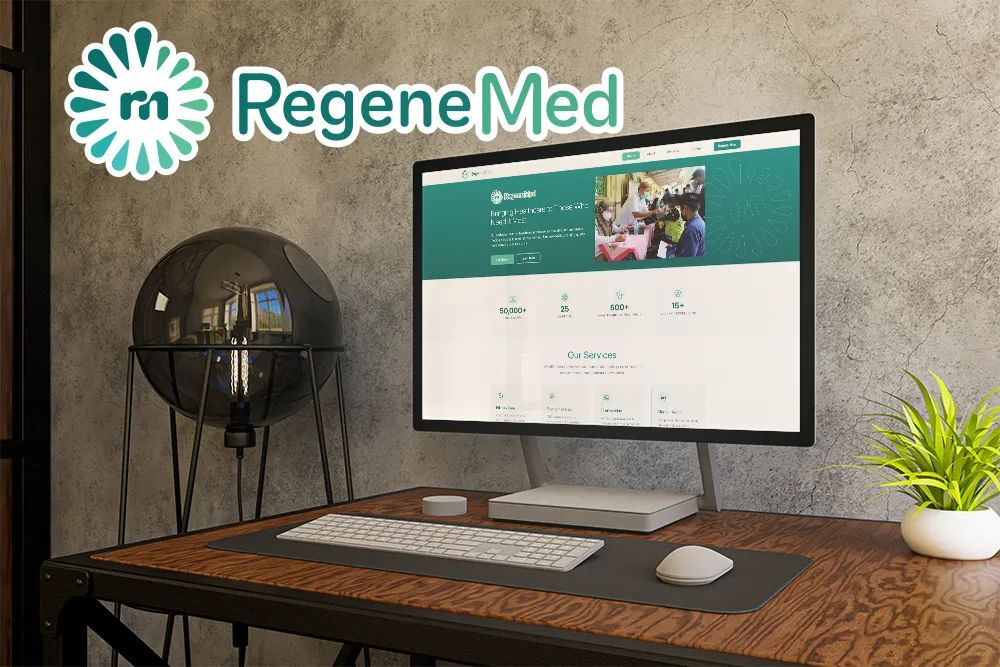 RegeneMed Brand Identity & Website Design